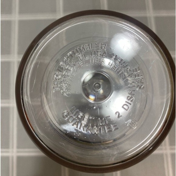 Tervis Tumbler 24oz Clear Peace & Daisy Flowers Doublewall Insulated Drinkware - Picture 8 of 8